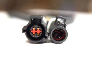 Ford Lightning Extension Harness - Kooks Headers - 24in - 4-Pin Round Connector - `96-`04